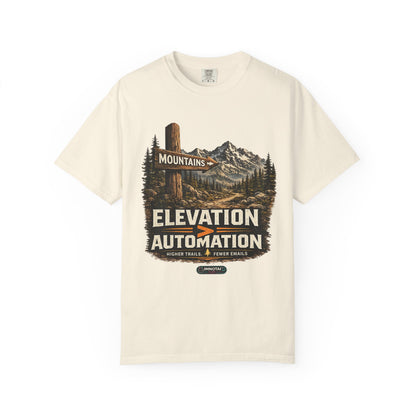 Mountains Elevation is GREATER Than Automation T-Shirt