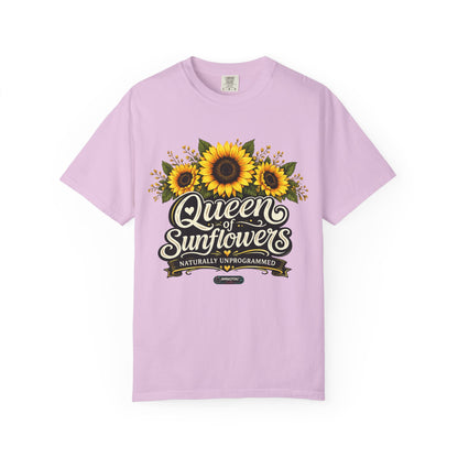 Queen of Sunflowers Naturally Unprogrammed T-Shirt