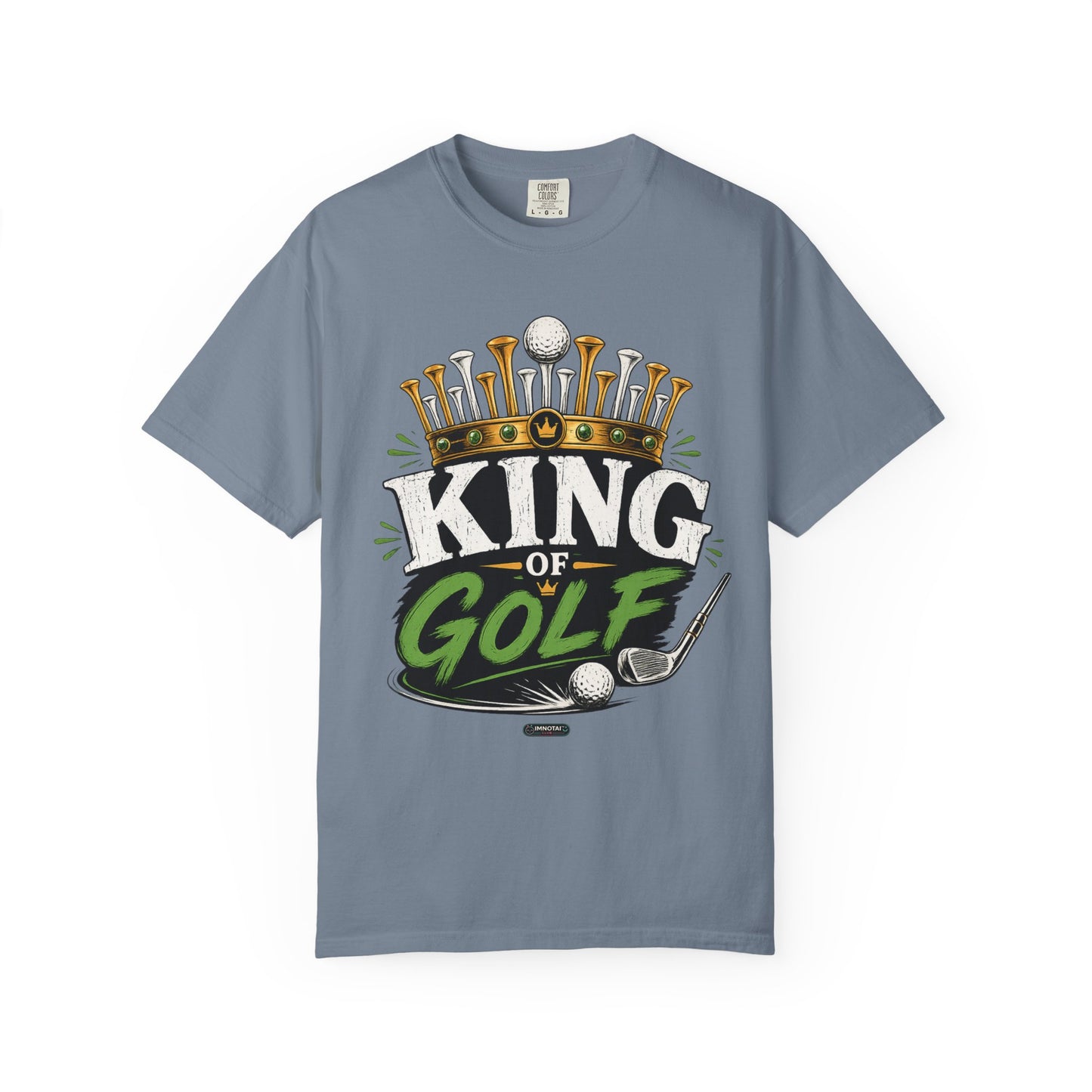 King of Golf T-Shirt — Crowned Golfer Graphic Tee