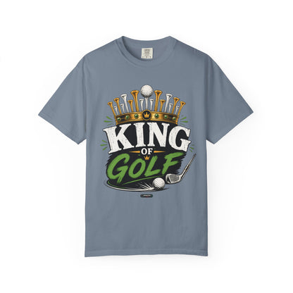 King of Golf T-Shirt — Crowned Golfer Graphic Tee