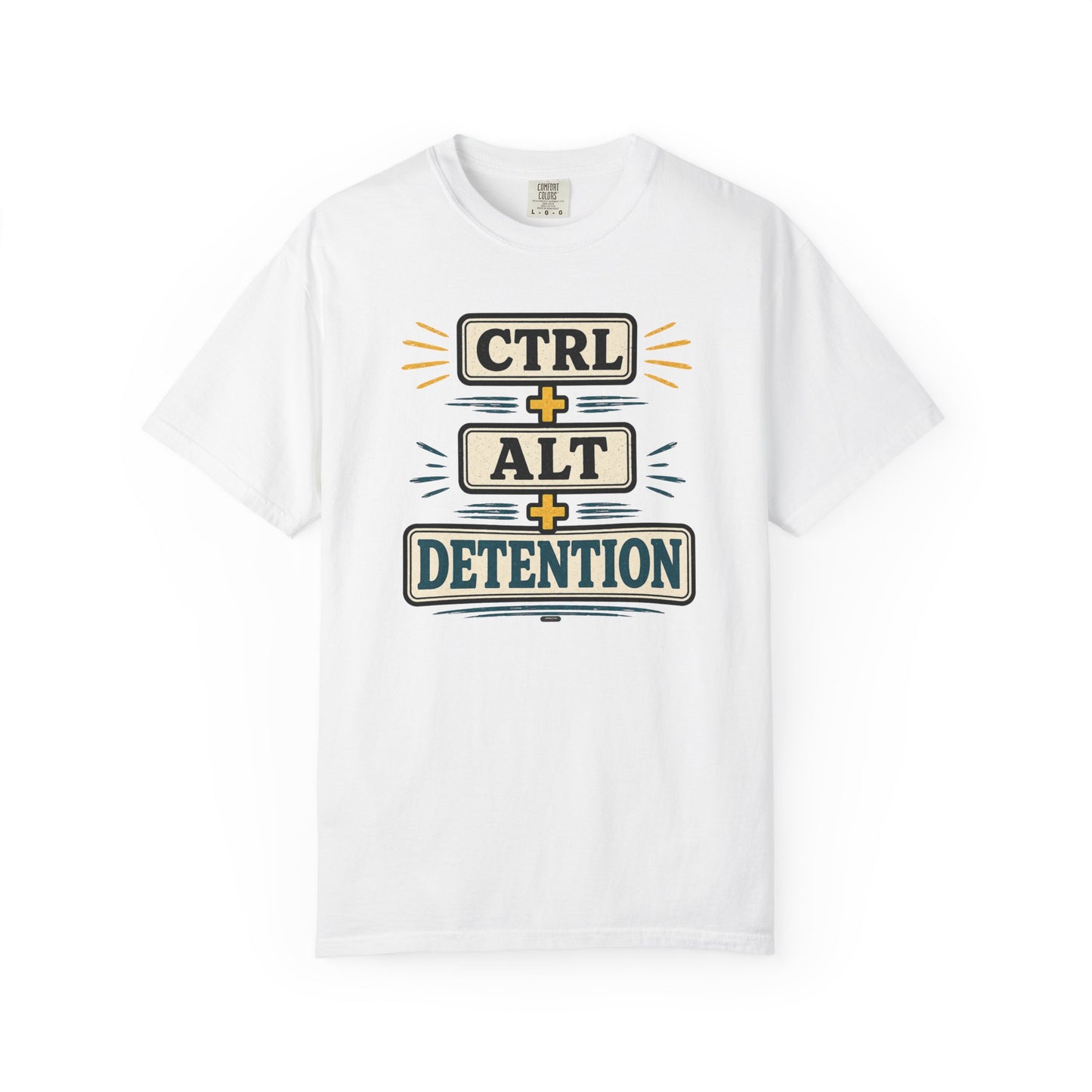 BTS: CTRL + ALT+ DETENTION - Graphic Tee (Teacher / Parent Humor)