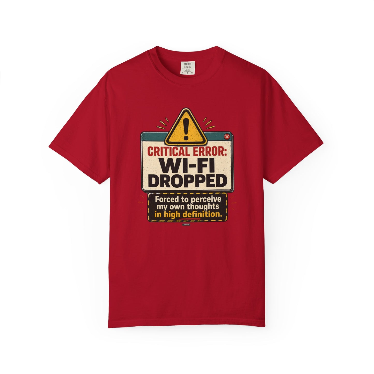 Wi‑Fi Dropped Funny Internet Error Graphic Tee
