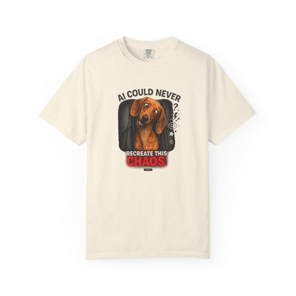DOG Dachshund: AI Could Never Recreate This Chaos T-Shirt