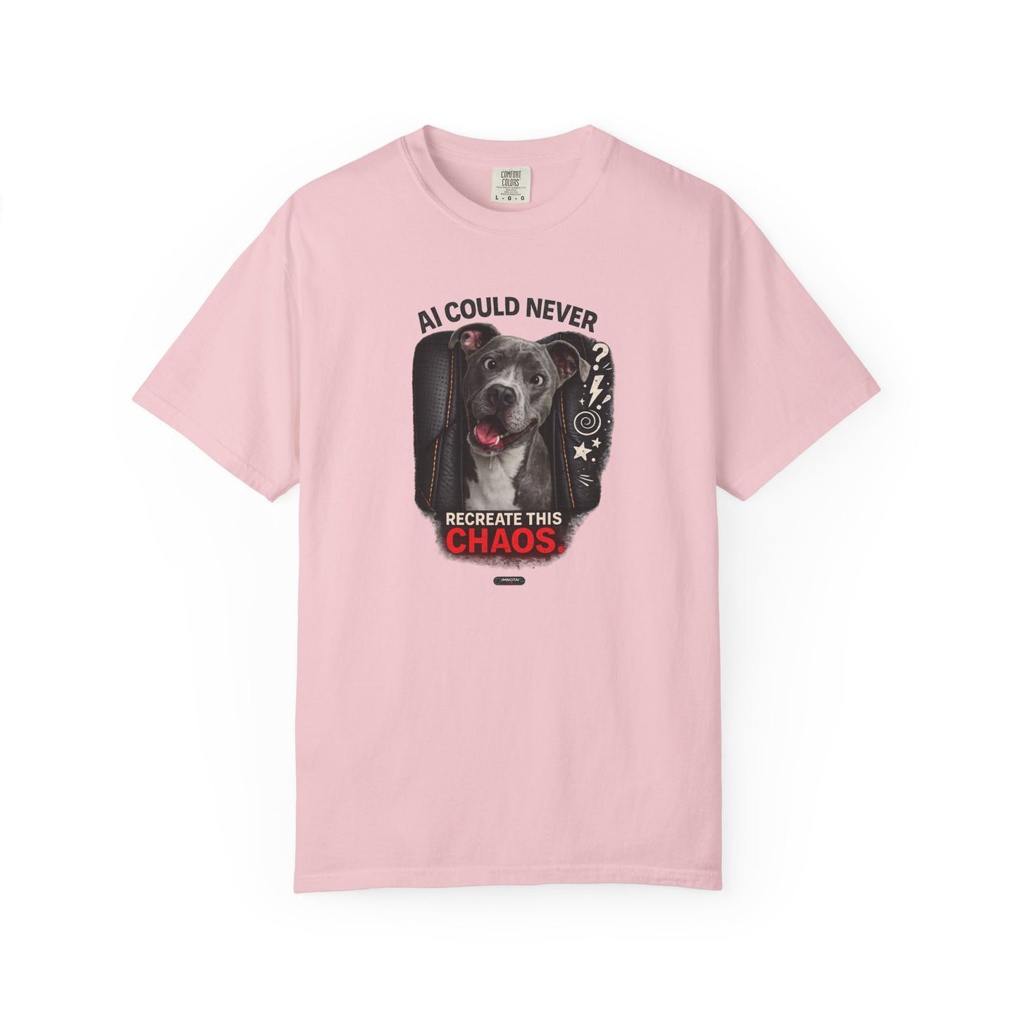 DOG Pitbull: AI Could Never Recreate This Chaos T-Shirt