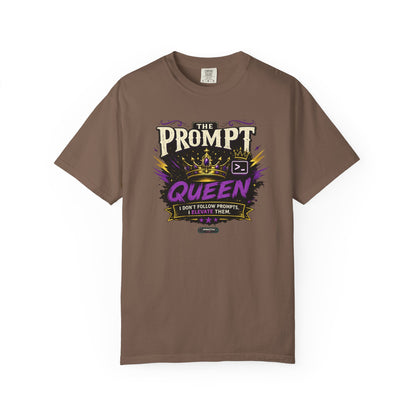 Prompt Queen" Graphic Tee with Crown Design