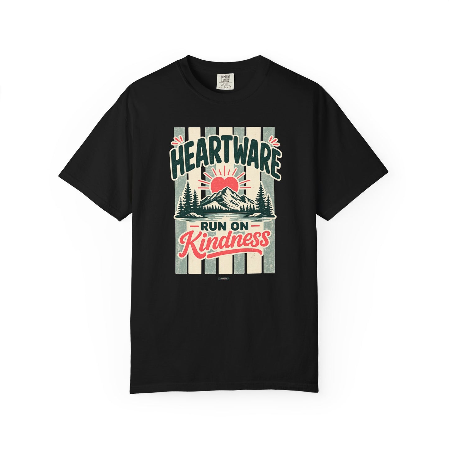 HUMANWARE : HEARTWARE. Run on Kindness. Retro Nature T-Shirt