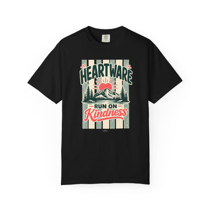 HUMANWARE : HEARTWARE. Run on Kindness. Retro Nature T-Shirt