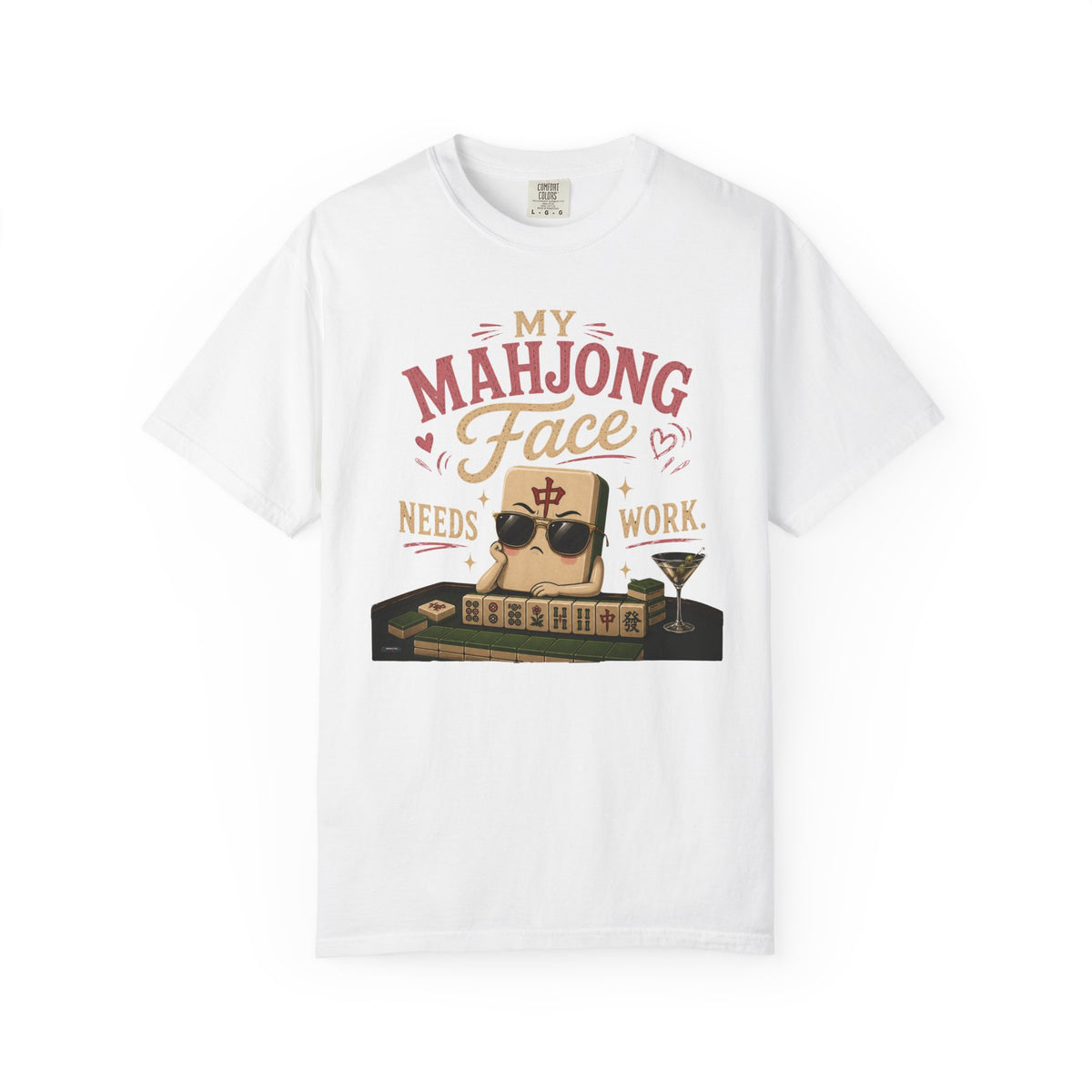 MAHJONG: My Face Need Works  T-Shirt