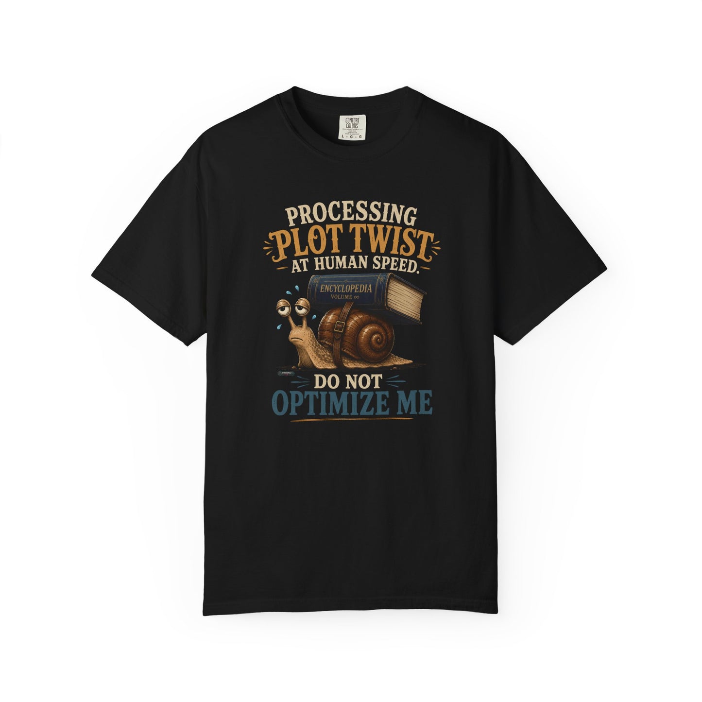 BOOKTee: Processing  Plot Twist At Human Speed. Do not Optimize  Me T-Shirt