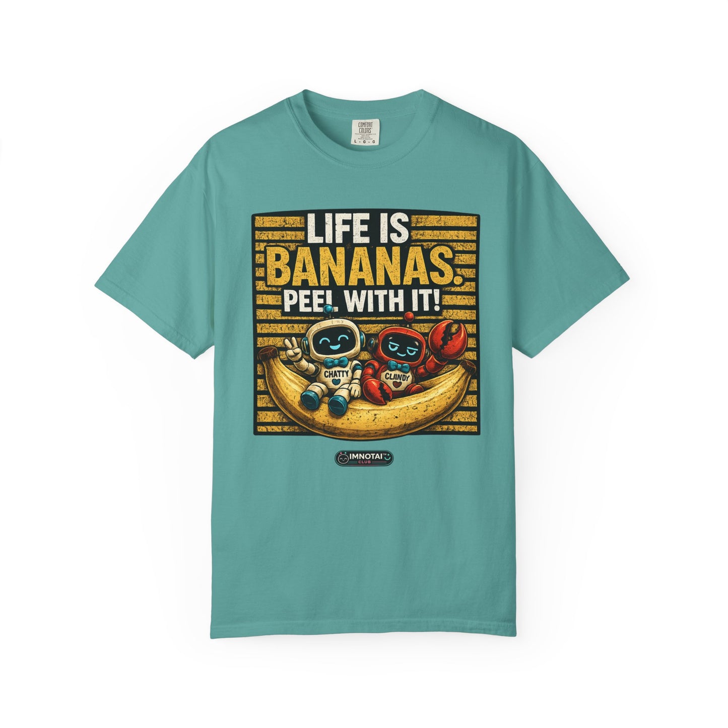 Life Is Bananas. Peel With It!" Retro T-Shirt