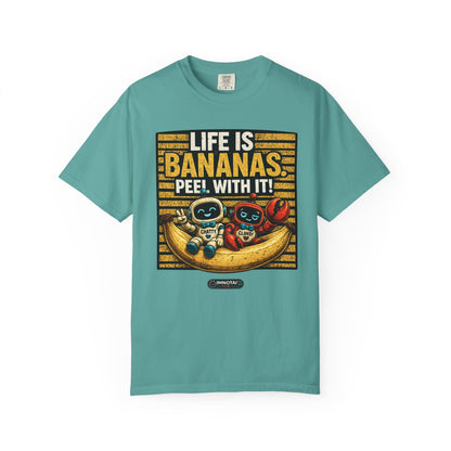 Life Is Bananas. Peel With It!" Retro T-Shirt