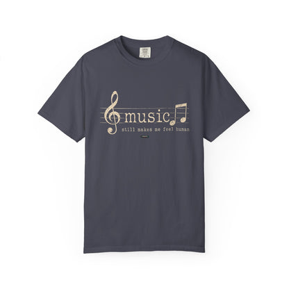 Music: Still make me feel Human Gold Treble Clef  T-Shirt