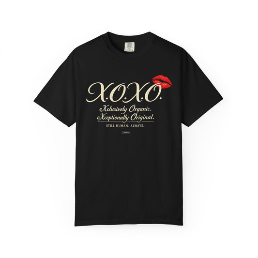 XOXO — EXCLUSIVELY ORGANIC, EXCEPTIONALLY ORIGINAL Graphic T-Shirt