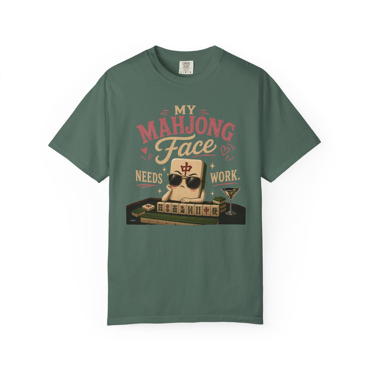 MAHJONG: My Face Need Works  T-Shirt