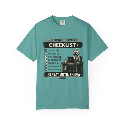 Corporate Survival Checklist T-Shirt