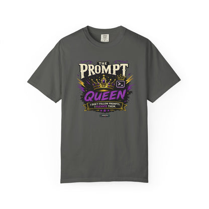 Prompt Queen" Graphic Tee with Crown Design