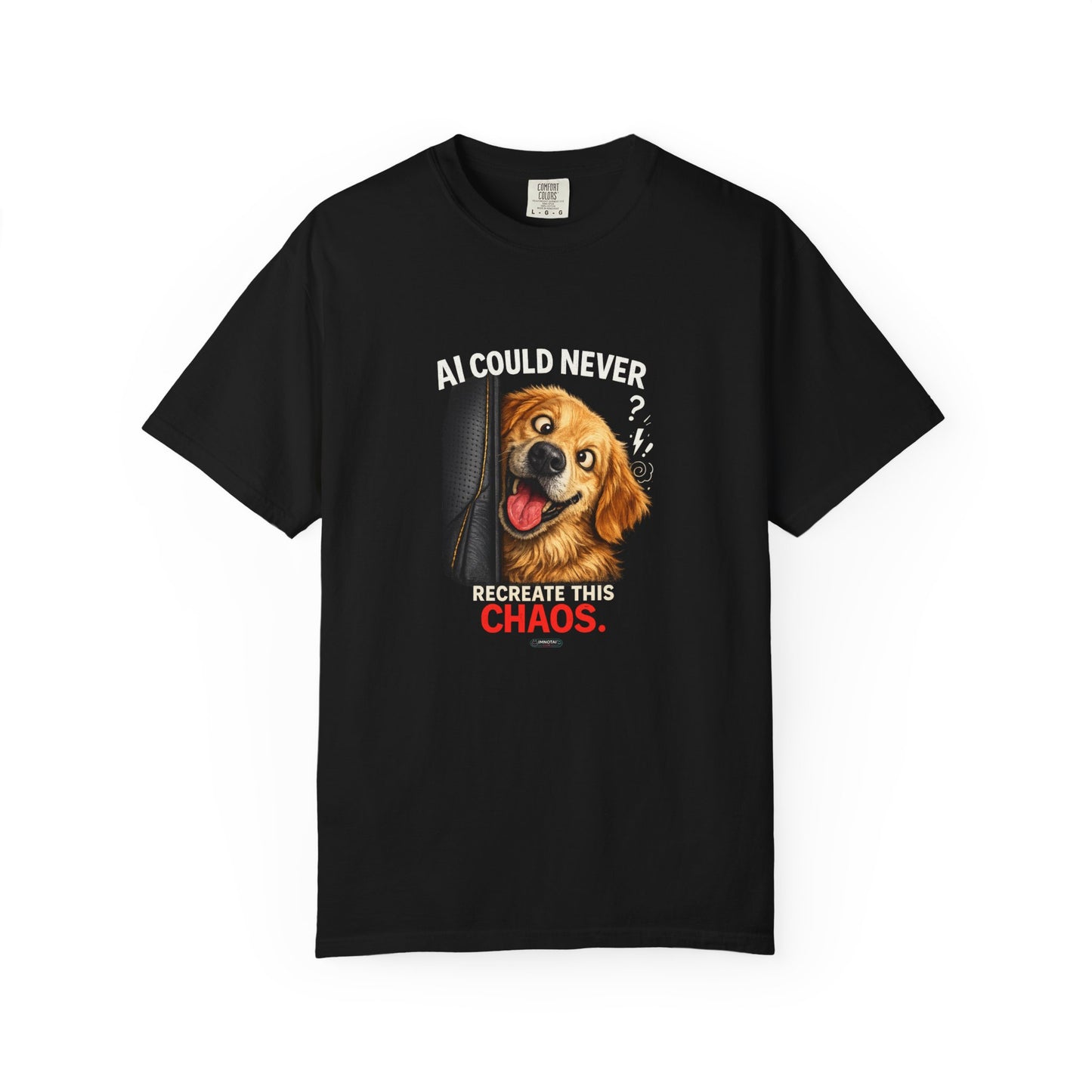 DOG Golden Retriever: AI Could Never Recreate This Chaos T-Shirt