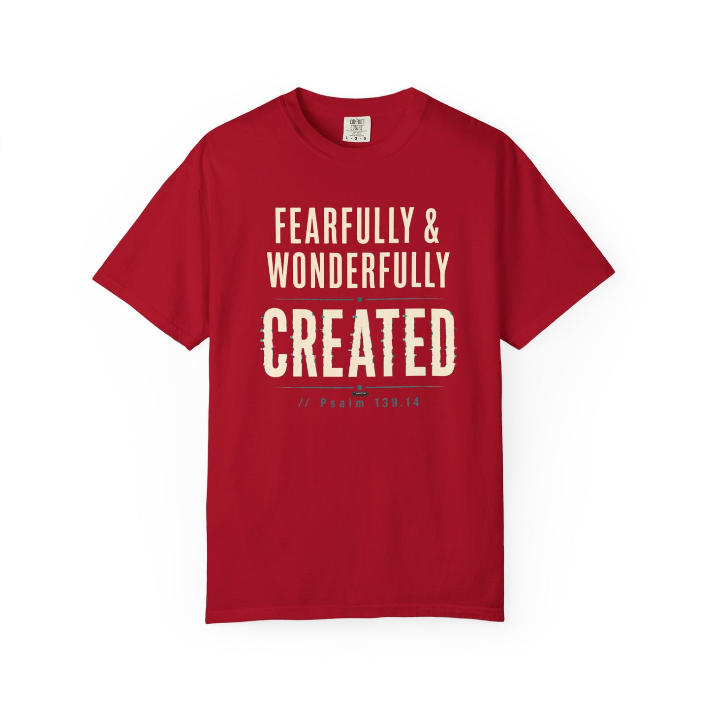 DigitalDivine: Fearfully & Wonderfully Created Faith Graphic Tee