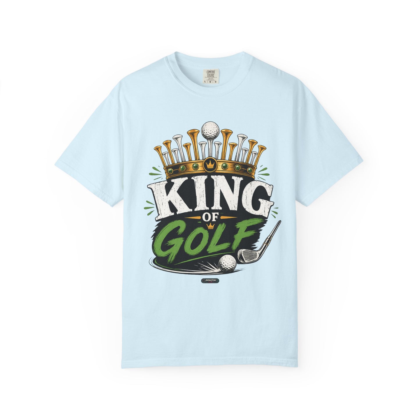 King of Golf T-Shirt — Crowned Golfer Graphic Tee