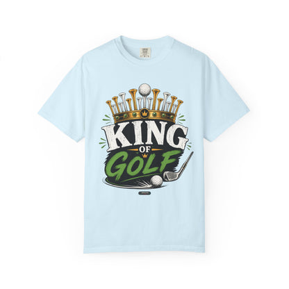 King of Golf T-Shirt — Crowned Golfer Graphic Tee