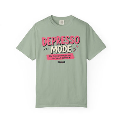 Depresso Mode- The Feeling  When You Run of  Coffee T-Shirt