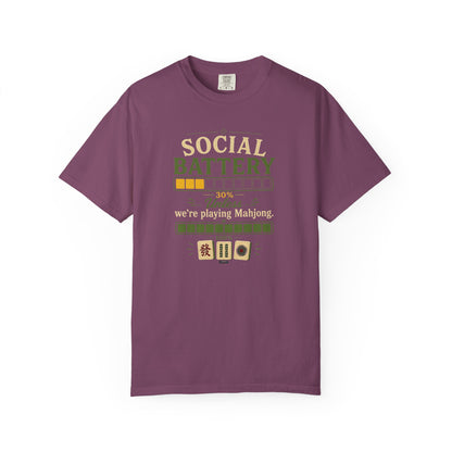 MAHJONG: Social Battery 30% T-Shirt