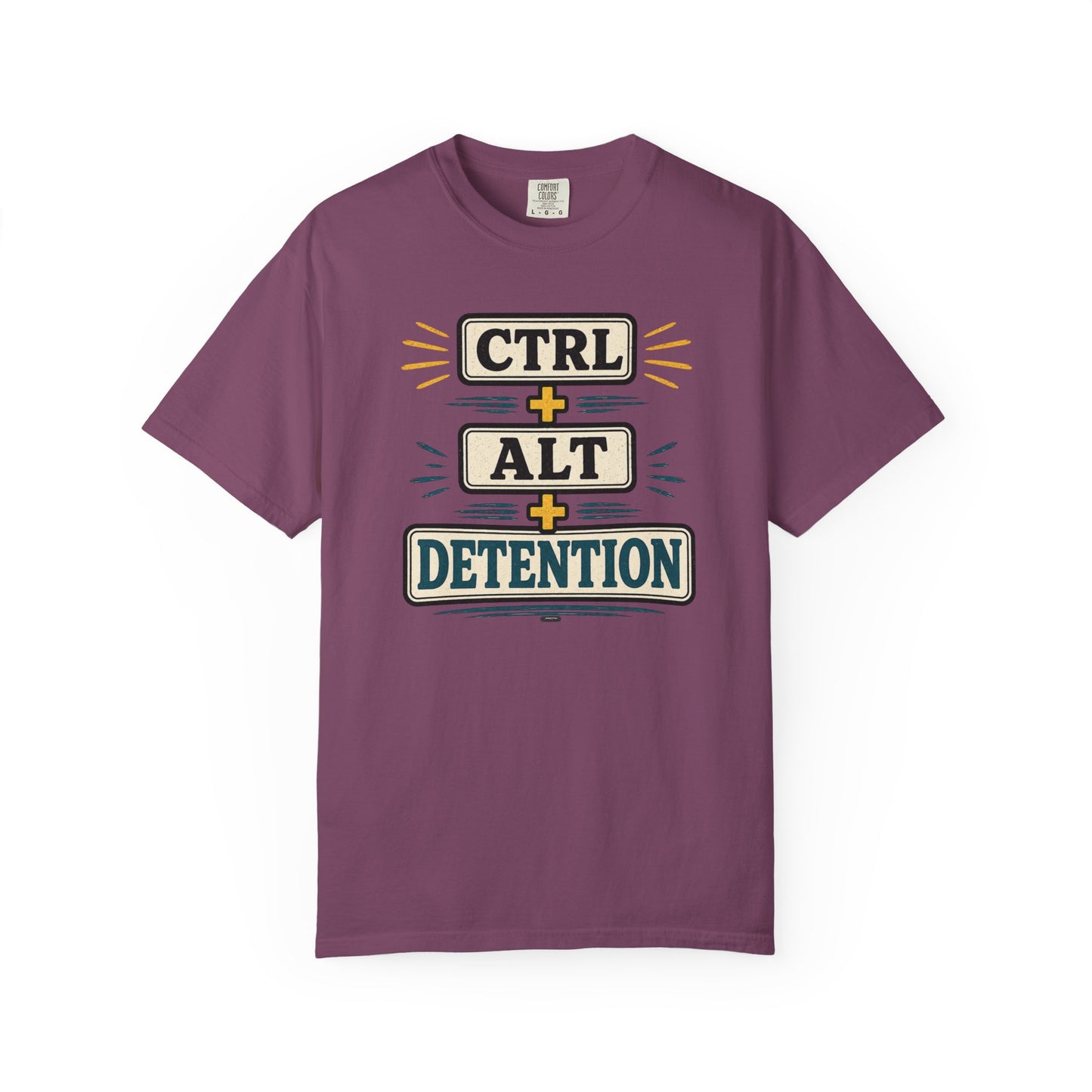 BTS: CTRL + ALT+ DETENTION - Graphic Tee (Teacher / Parent Humor)