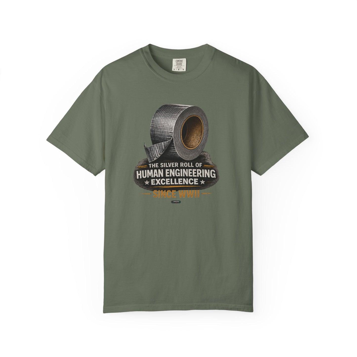 DUCT TAPE: The Silver Roll of Human Engineering Excellence Since WWII” Graphic Tee