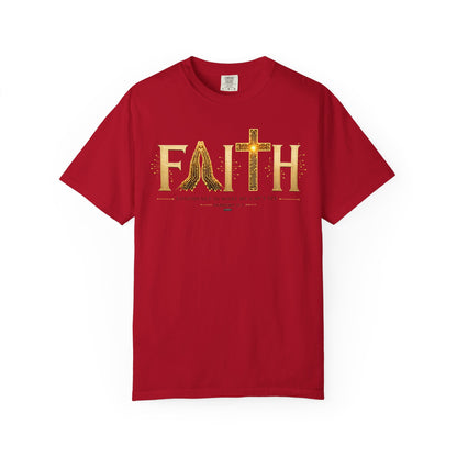 DigitalDivine:  Faith Cross - "Confidence In What We Can’t See" T-SHIRT- (Light Colors Version)