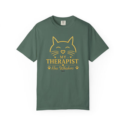 CAT My Therapist Has Whiskers T-Shirt