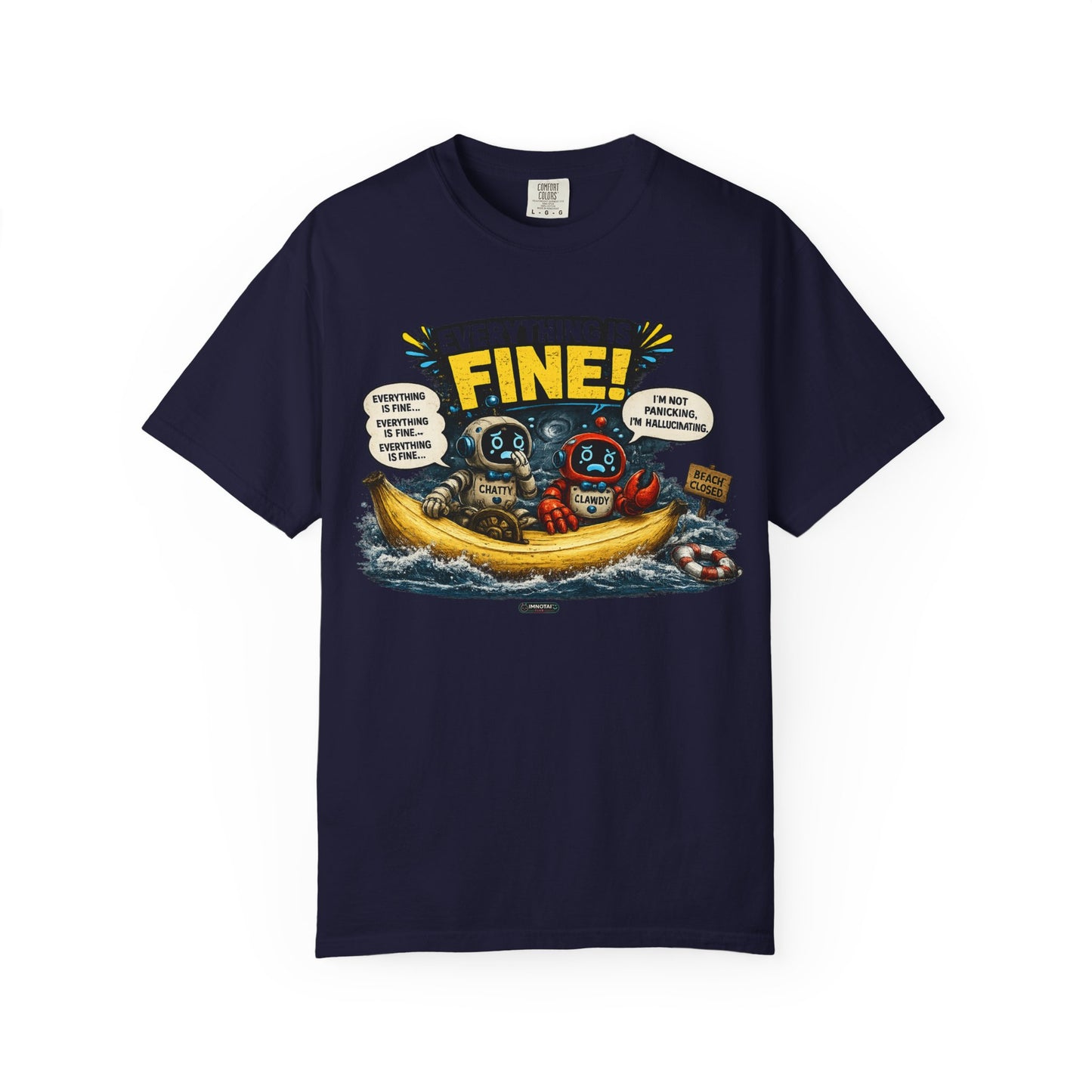 Everything Is Fine! Going Through Hurricane Bananas T-Shirt