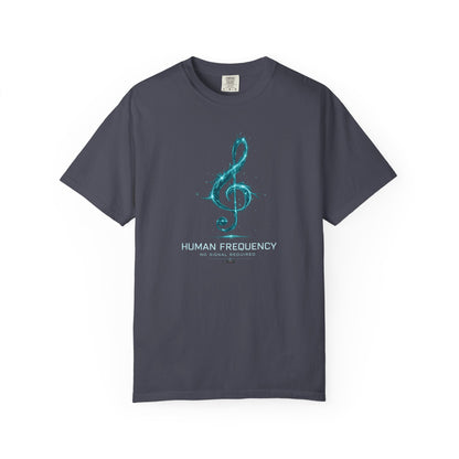 MUSIC: Human Frequency Treble Cleft Graphic T-Shirt
