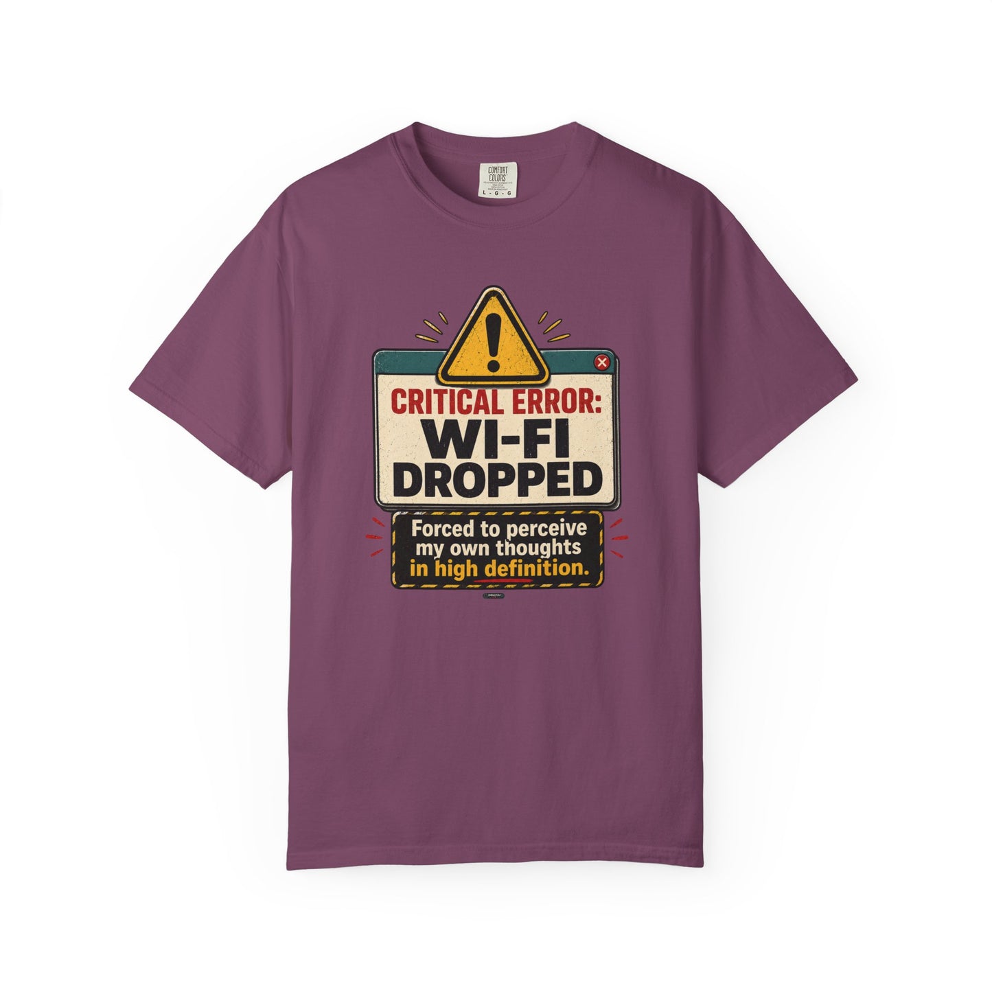 Wi‑Fi Dropped Funny Internet Error Graphic Tee