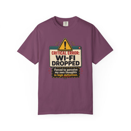 Wi‑Fi Dropped Funny Internet Error Graphic Tee