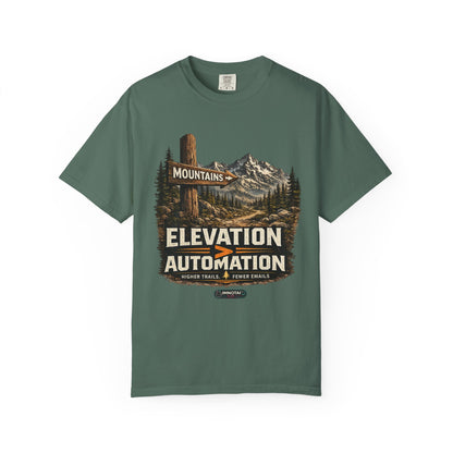 Mountains Elevation is GREATER Than Automation T-Shirt