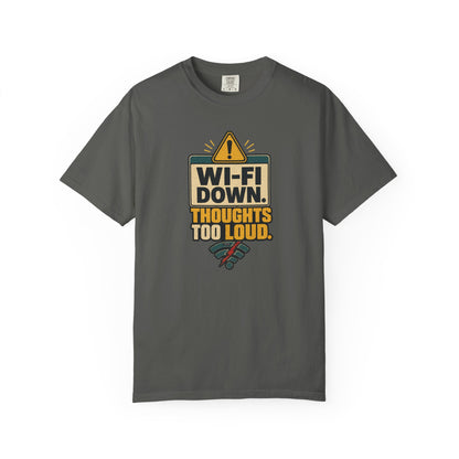 Wi‑Fi Down Funny Internet Error Graphic Tee