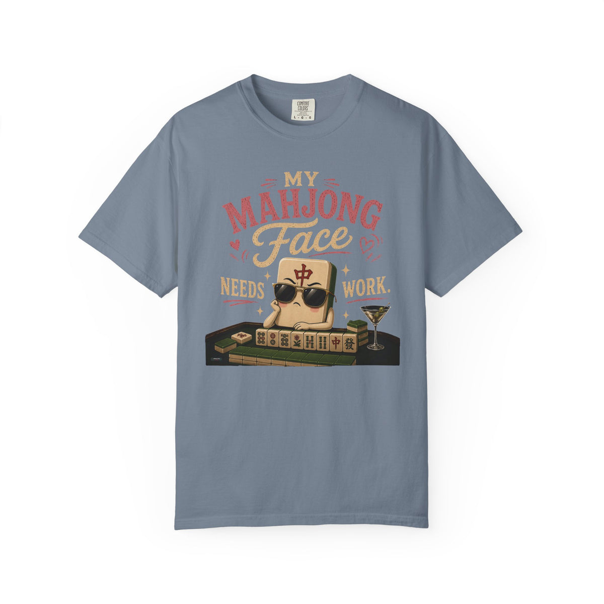 MAHJONG: My Face Need Works  T-Shirt