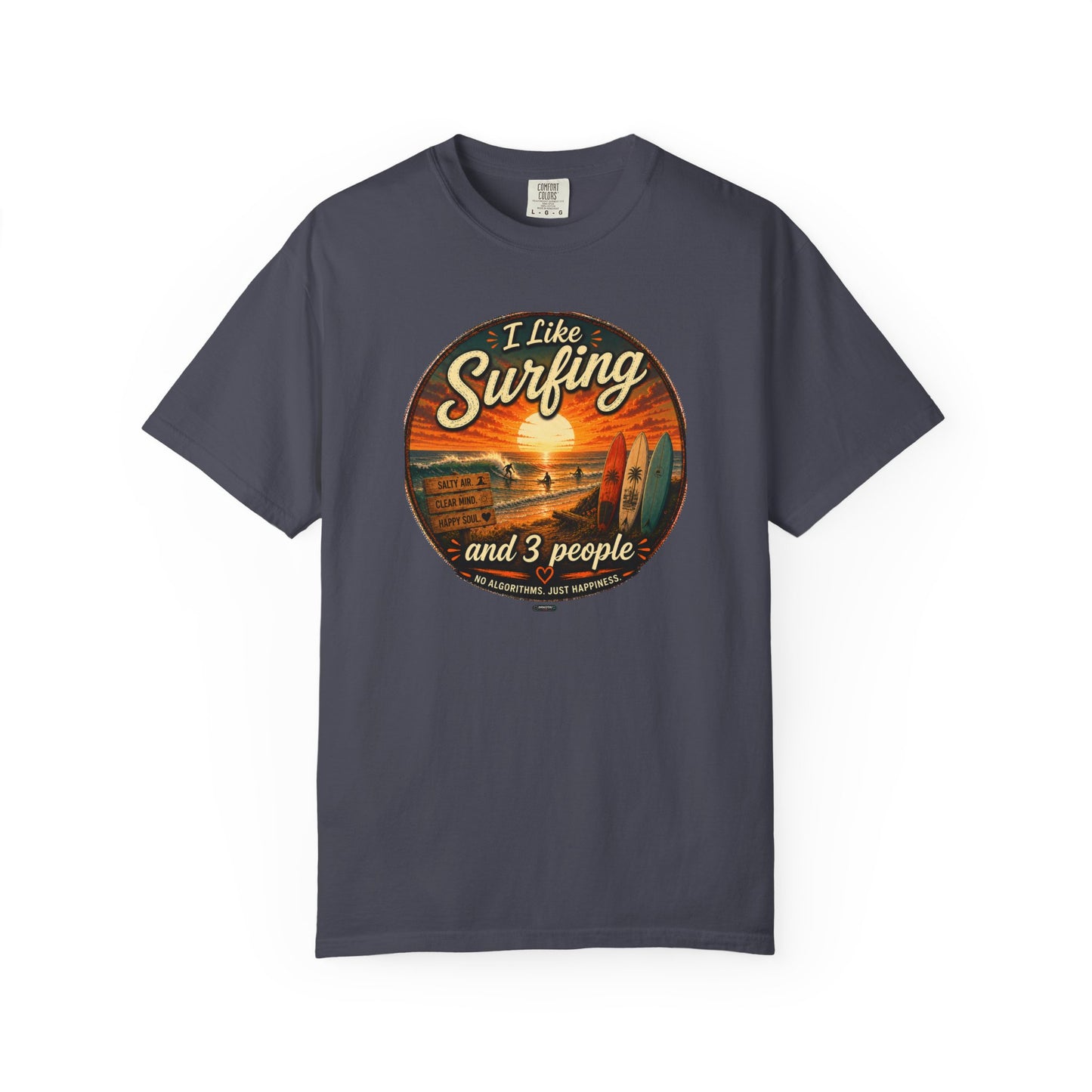 I Like Surfing  and 3 People T-shirt