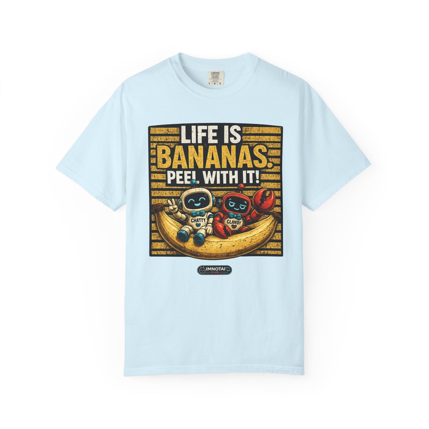 Life Is Bananas. Peel With It!" Retro T-Shirt