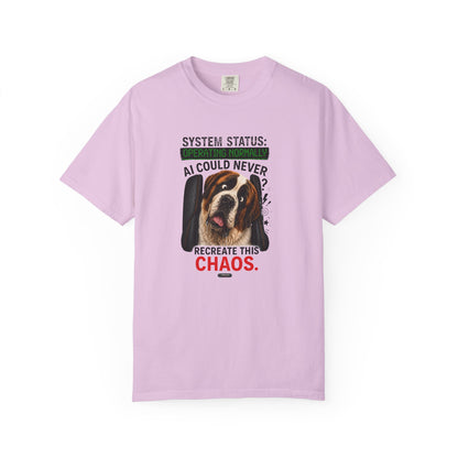 DOG St. Bernard: AI Could Never Recreate This Chaos T-Shirt