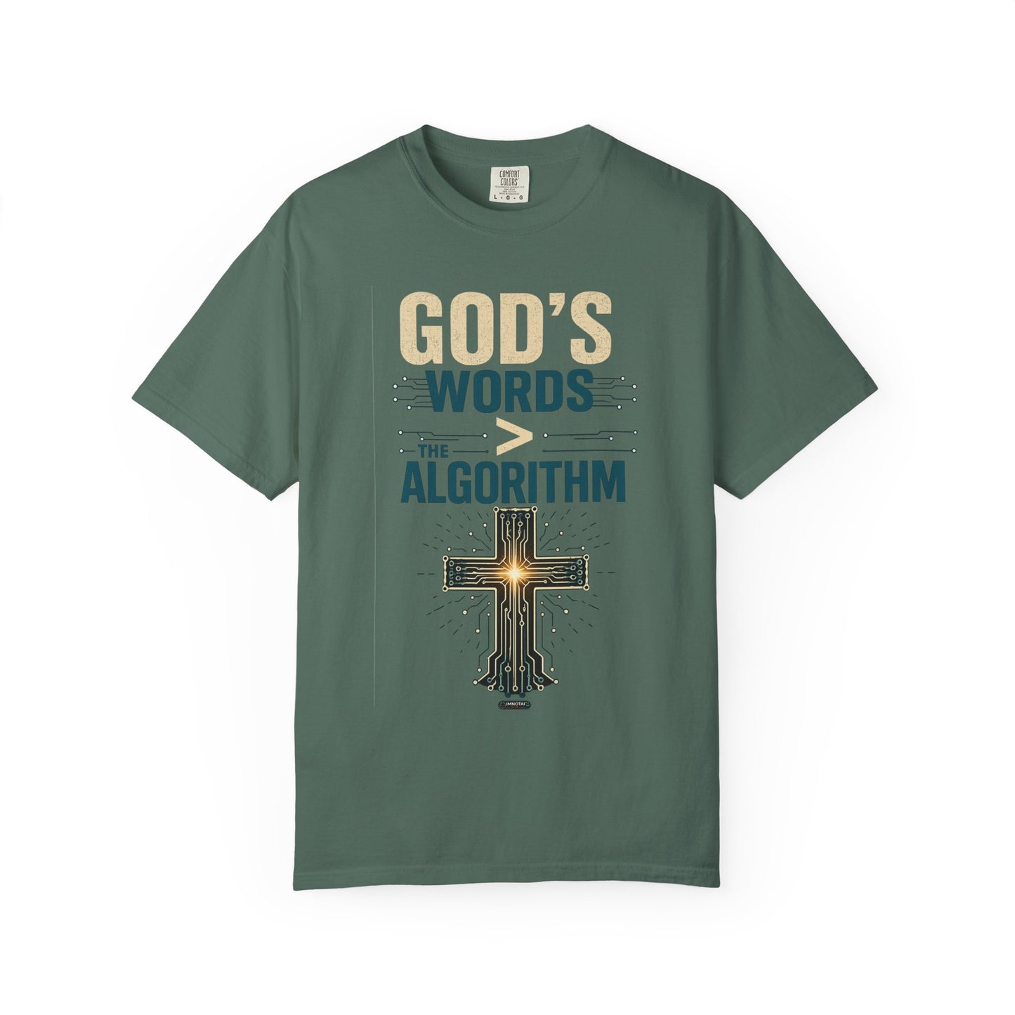 DigitalDivine: GOD'S WORDS > THAN ALGORITHM T-Shirt