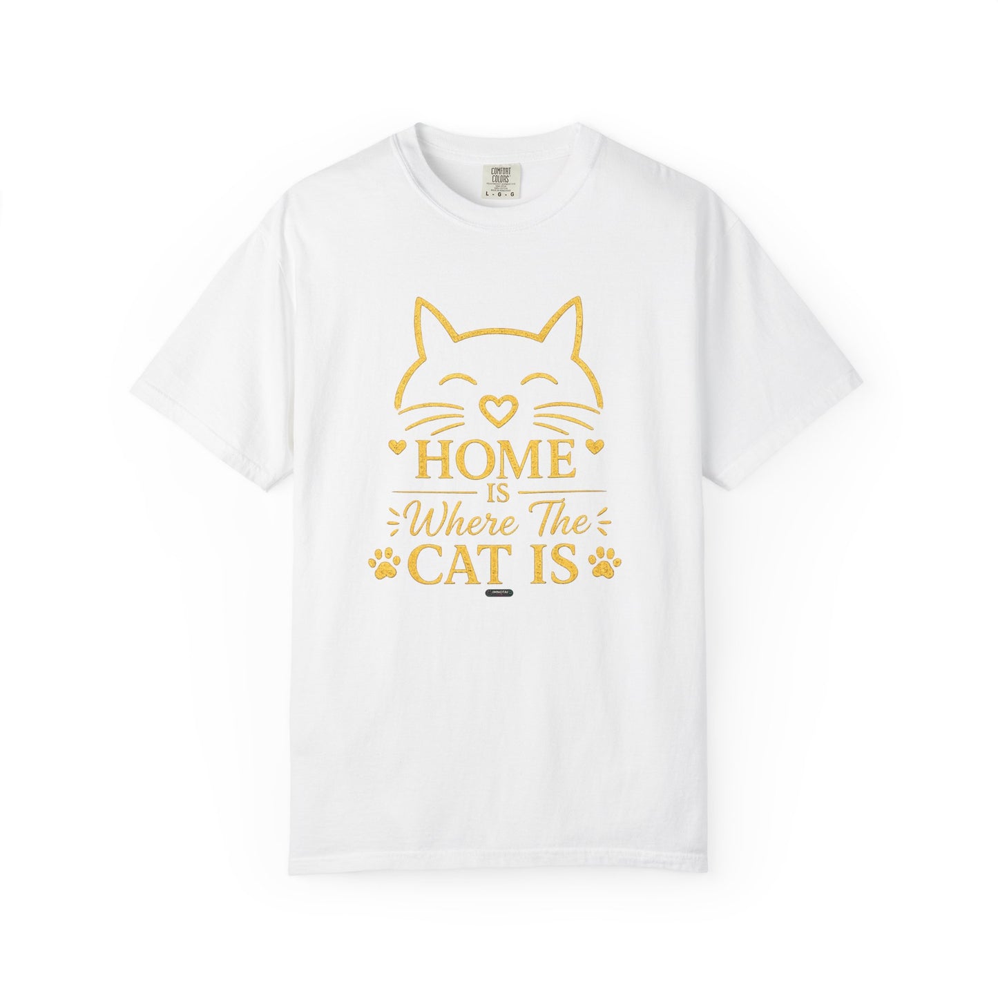 CAT HOME — Where the Cat Is T-Shirt