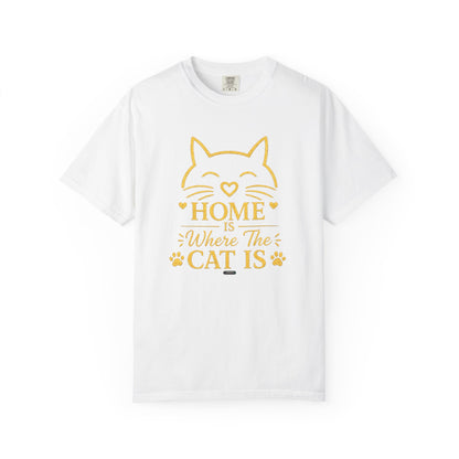 CAT HOME — Where the Cat Is T-Shirt