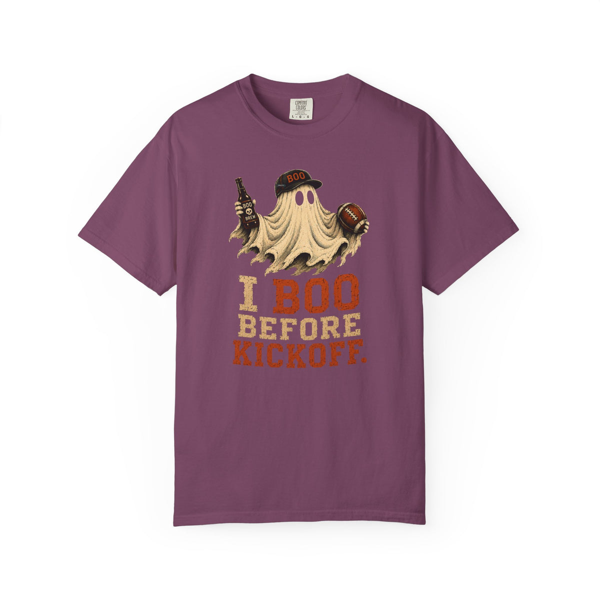 Halloween: I Boo Before Kickoff Ghost Tshirt