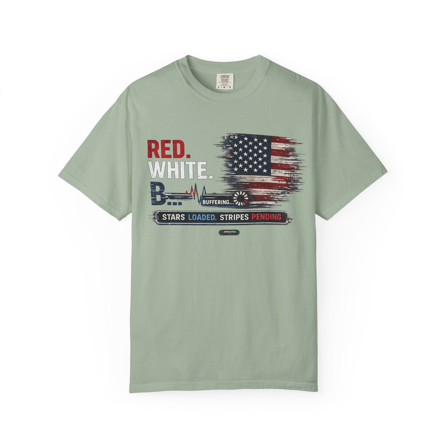 USA Distressed American Flag - Buffering