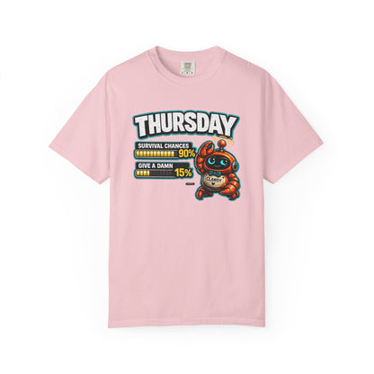 THURSDAY: Survival Chances 90%, Give a Damn 15%
