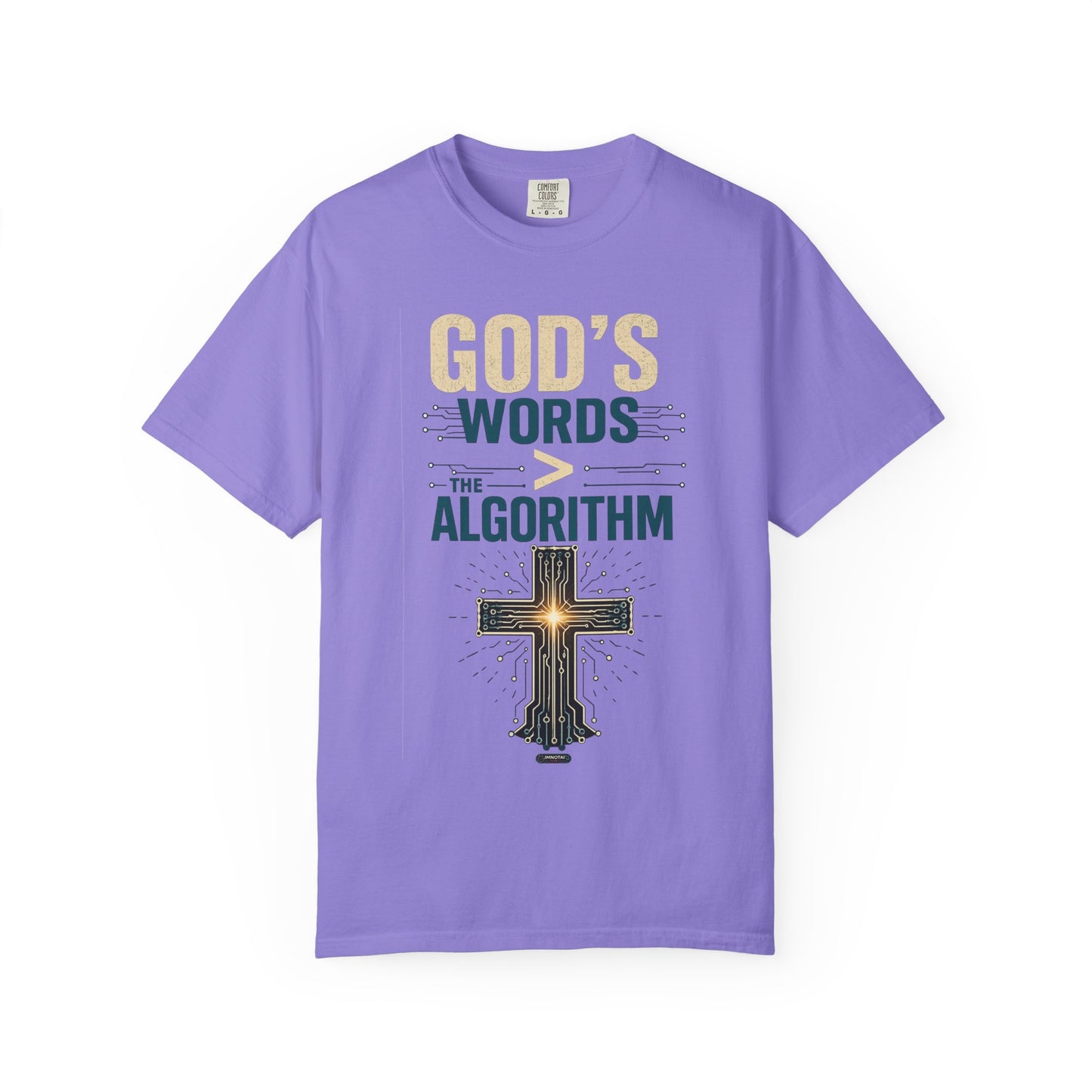 DigitalDivine: GOD'S WORDS > THAN ALGORITHM T-Shirt