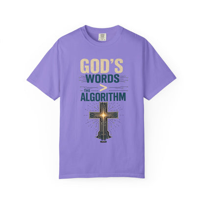 DigitalDivine: GOD'S WORDS > THAN ALGORITHM T-Shirt