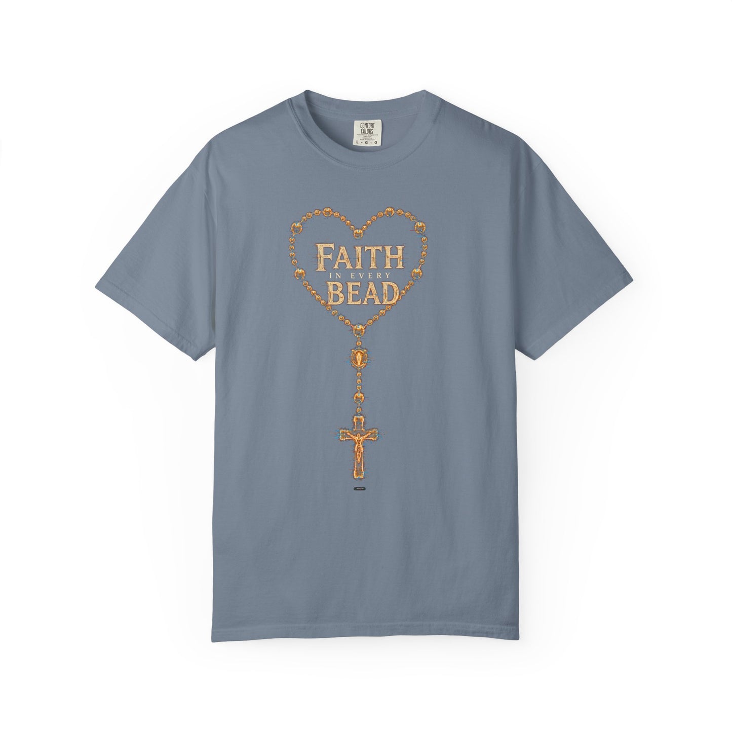 DigitalDivine: FAITH On Every Bead Religious Tee