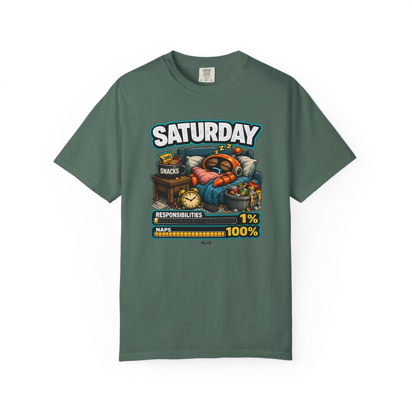 SATURDAY: Responsibilities 1%, NAP 100%